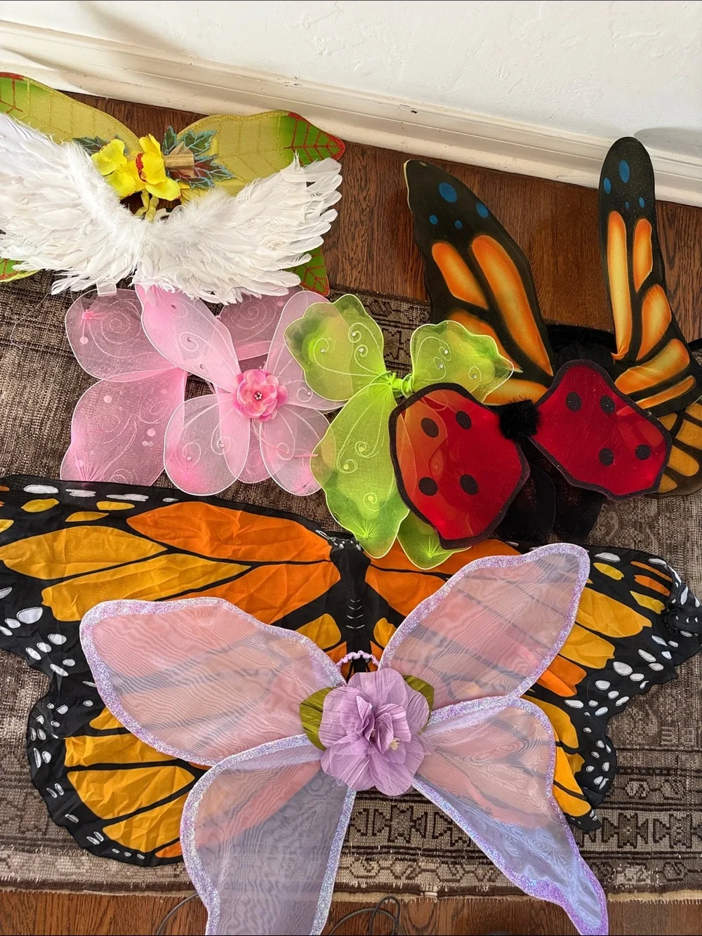 Assorted Decorative Fairy and Butterfly Wings - Multicolor Party Wings